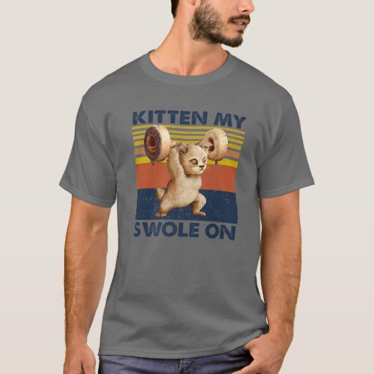 Funny  Cat Weight Kitten Mijn Mam T-shirt (Voorkant)