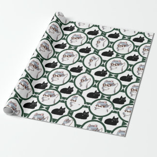 Funny Cat Wrapping Paper Cadeaupapier