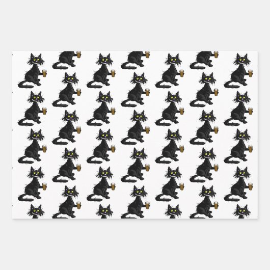 Funny Cat Wrapping Paper Kit (Voorkant 3)