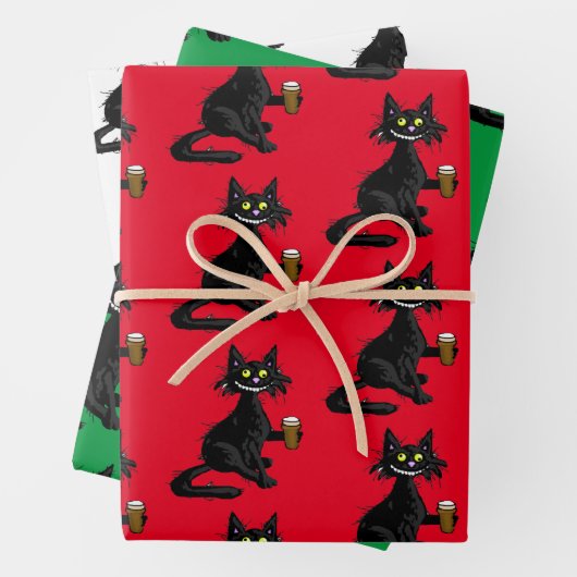 Funny Cat Wrapping Paper Kit (In situ)