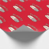 Funny Cat Wrapping Paper - PURRITO Cadeaupapier (Hoek)