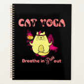 Funny Cat Yoga Planner (Voorkant)