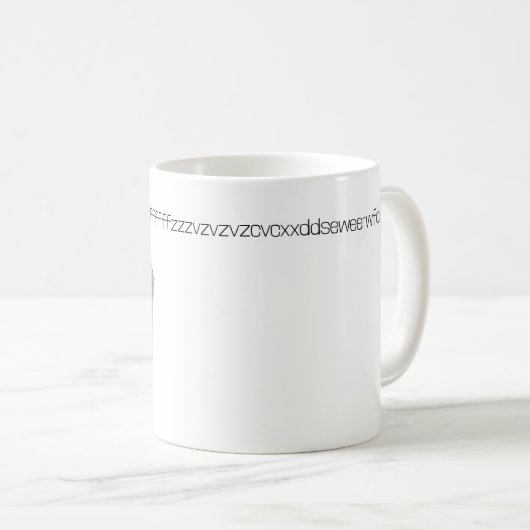 Funny Cat Zittend op Laptop Verjaardag Koffie Mok (Voorkant rechts)