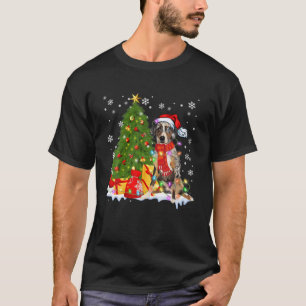 Funny Catahoula Leopard Dog kerstboom Dog Lov T-shirt