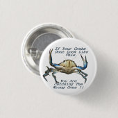 Funny Catching Crabs, Button Badge (Voorkant /achterkant)