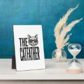 Funny Catfather Vintage Cat Quote Graphic Shirt_1 Fotoplaat (Zijkant)