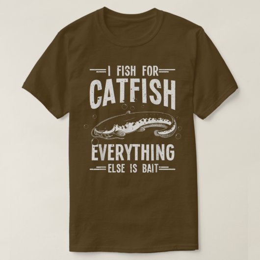 Funny Catfish Design for Men T-shirt (Design voorkant)