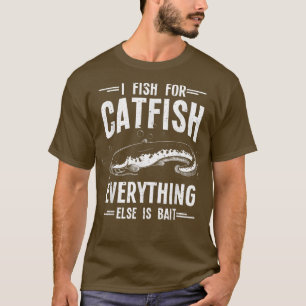 Funny Catfish Design for Men T-shirt