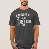 Funny Catfish Vist Shirt voor mannen en vrouwen (Voorkant)