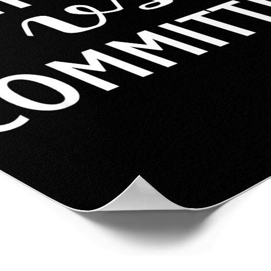 Funny Catholics Vs Committees  Poster (Hoek)