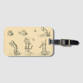 Funny Catnip Cat Bagagelabel (Voorkant (horizontaal))