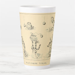 Funny Catnip Cat Latte Mok