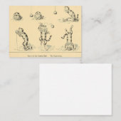 Funny Catnip Cat Notitiekaartje (Voorkant / Achterkant)