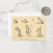 Funny Catnip Cat Notitiekaartje (Voorkant / Achterkant in situ)