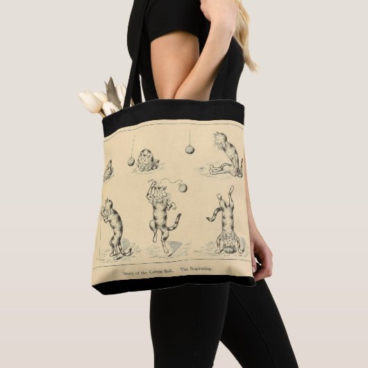  Funny Catnip Cat Tote Bag (Dichtbij)