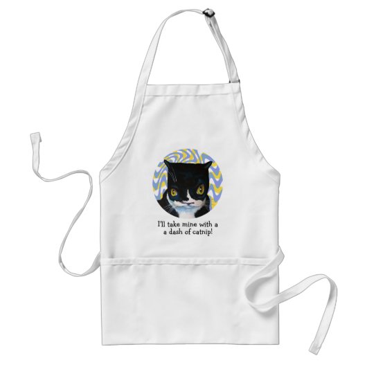 Funny Catnip Grill Apron Standaard Schort (Voorkant)