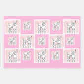 Funny Cats and Dogs Gift Wrap Paper Sheet Set (Voorkant 2)