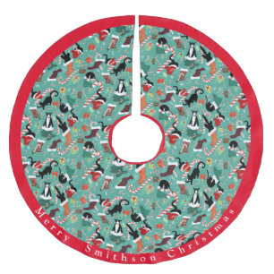 Funny Cats and KerstStockings Kerstboom Rok