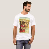 Funny Cats at the Beach - Louis Wain T-shirt (Voorkant volledig)