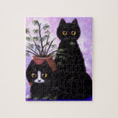 Funny Cats Black Tuxedo Creationarts Legpuzzel (Verticaal)