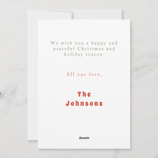 Funny Cats Couple Yoga Meditation Cute Kerstmis Feestdagenkaart (Achterkant)