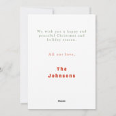 Funny Cats Couple Yoga Meditation Cute Kerstmis Feestdagenkaart (Achterkant)