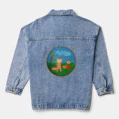 Funny Cats Denim Jacket (Achterkant)