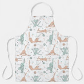 Funny Cats in Cute Style Schort (Voorkant)