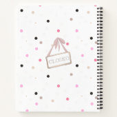 Funny Cats in een Bakery Recipe Book Notitieboek (Achterkant)