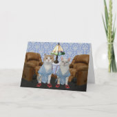  Funny Cats Jubileum Kaart (Voorkant)