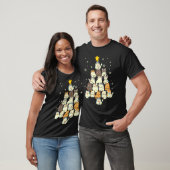 Funny Cats kerstboom T-shirt (Unisex)