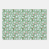 Funny Cats Kerstmis Inpakpapier Vel (Voorkant)