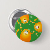 Funny cats, knop ronde button 5,7 cm (Voorkant /achterkant)