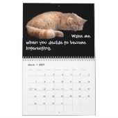 Funny Cats met dankbaarheid Kalender (Mar 2027)