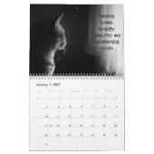 Funny Cats met dankbaarheid Kalender (Jan 2027)
