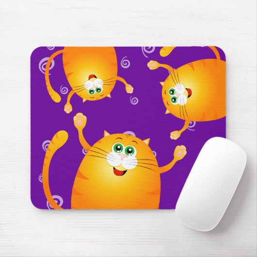 Funny cats, mousepad muismat (Met muis)