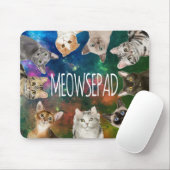 Funny Cats | Muismat "Meowsepad Cute Cat Briet" (Met muis)