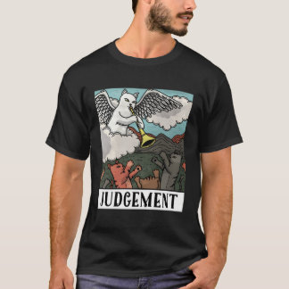 Funny Cats Oordeel Tarot Kaart Mannen Vrouwen T-shirt