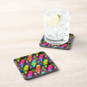 Funny Cats Pattern-54578 Bier Onderzetter (Rechterzijde)