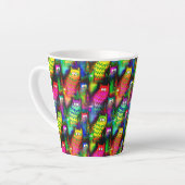 Funny Cats Pattern-54578 Latte Mok (Linkerhoek)