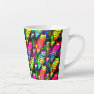 Funny Cats Pattern-54578 Latte Mok