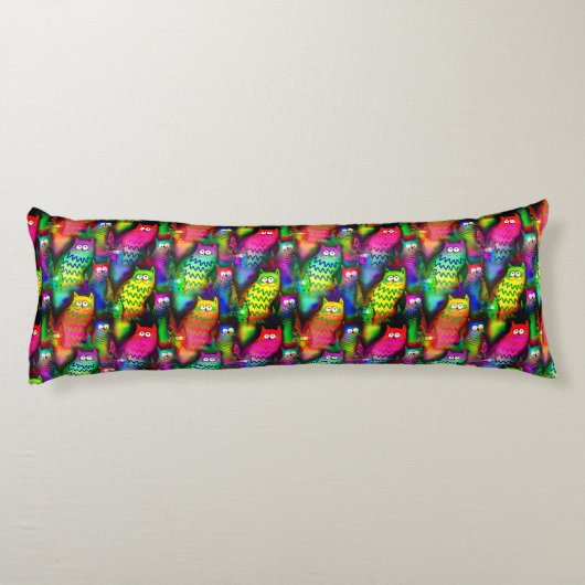 Funny Cats Pattern-54578 Lichaamskussen (Achterkant)