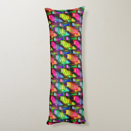 Funny Cats Pattern-54578 Lichaamskussen (Achterkant (Verticaal))
