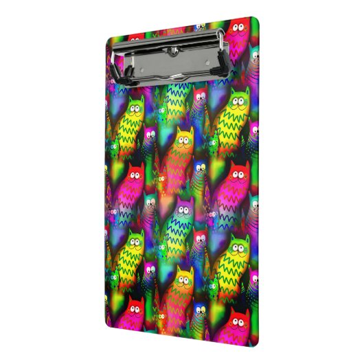 Funny Cats Pattern-54578 Mini Klembord (Angled2)