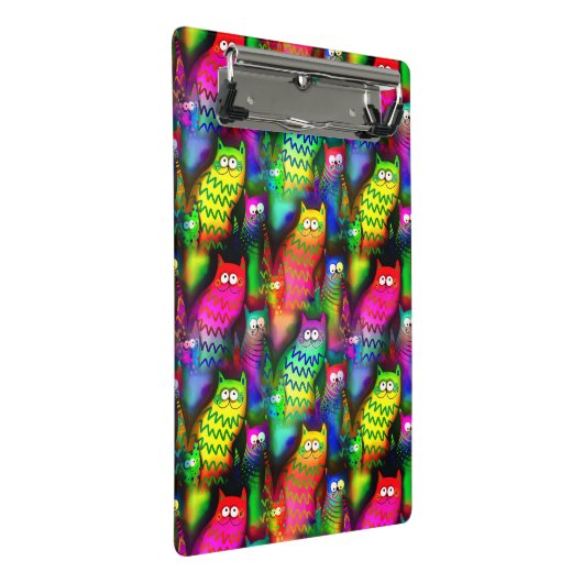 Funny Cats Pattern-54578 Mini Klembord (Schuin)