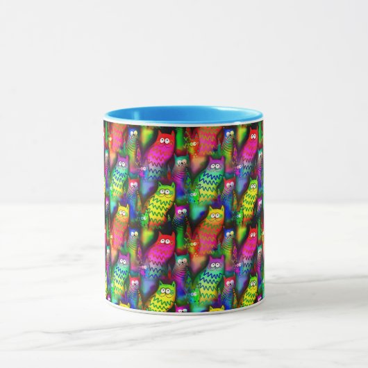 Funny Cats Pattern-54578 Mok (Midden)