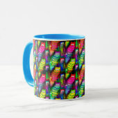 Funny Cats Pattern-54578 Mok (Voorkant links)