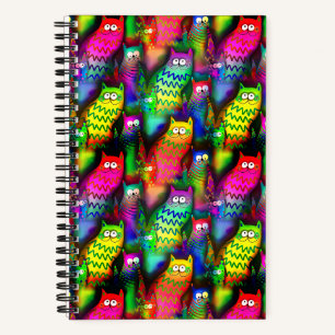 Funny Cats Pattern-54578 Notitieboek