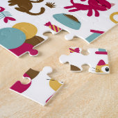 Funny Cats Pattern Legpuzzel (Zijkant)