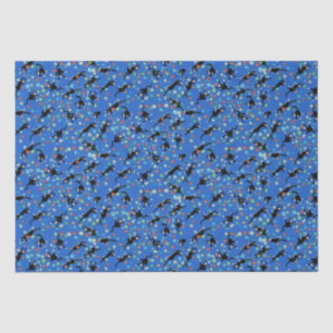 Funny Cats Play in kerstlampjes Tissuepapier